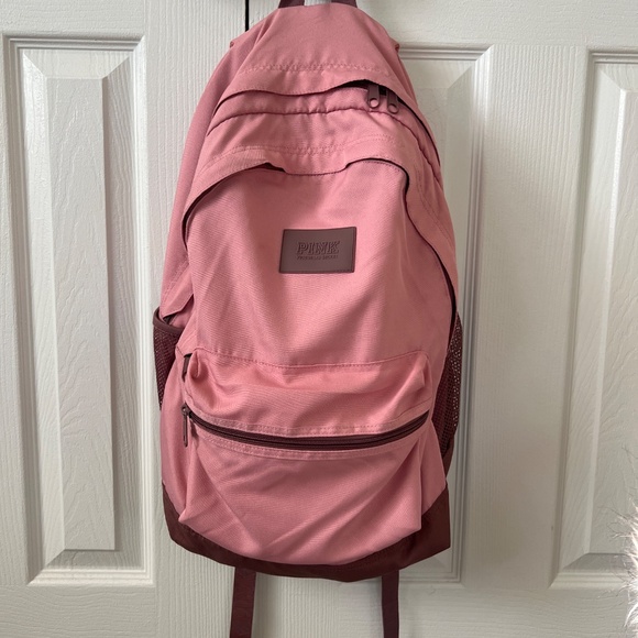 Victoria\'s Secret PINK Campus Backpack in the Smokey Rose colorway main image 8